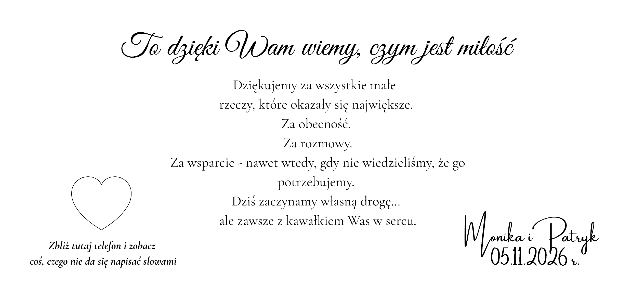 Podziękowania dla rodziców - obrazek 3