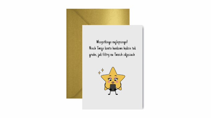 Kartka na urodziny "Filtry"
