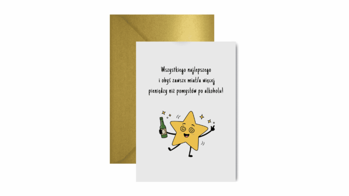 Kartka na urodziny "Pomysły"