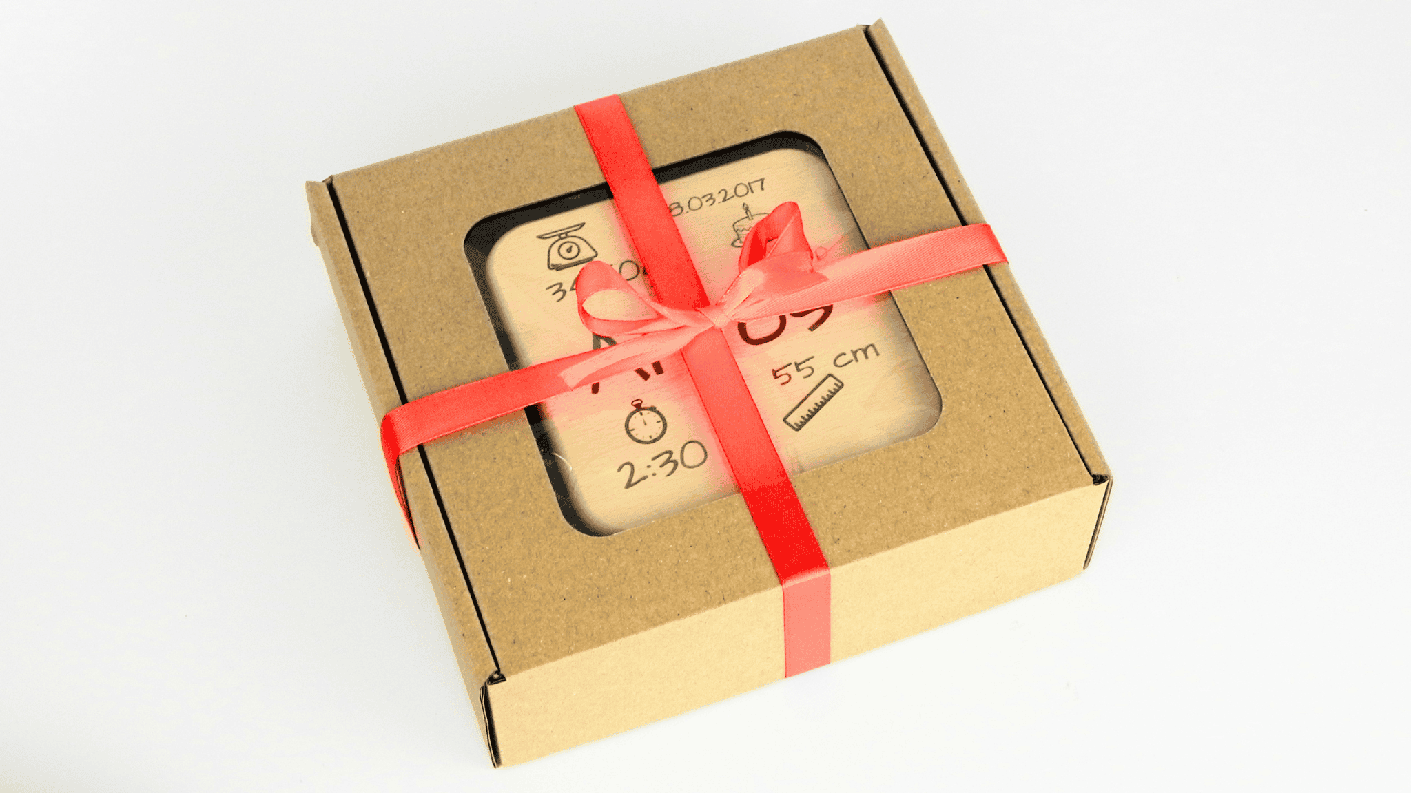 Personalizowana metryczka drewniana z NFC - obrazek 3